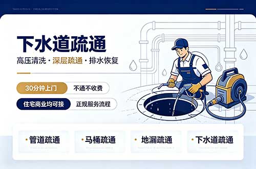 渝北下水道疏通
