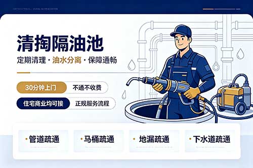 渝北清掏隔油池